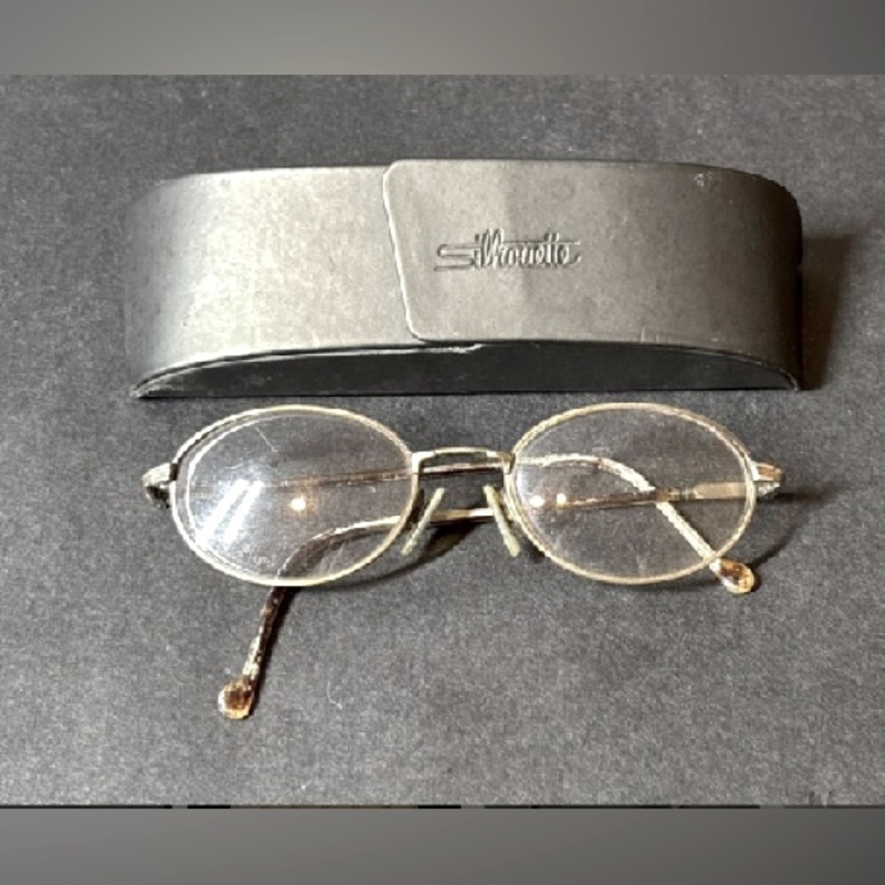 Vintage Silhouette EyeGlasses Frame With Case For Collectors 49-18.